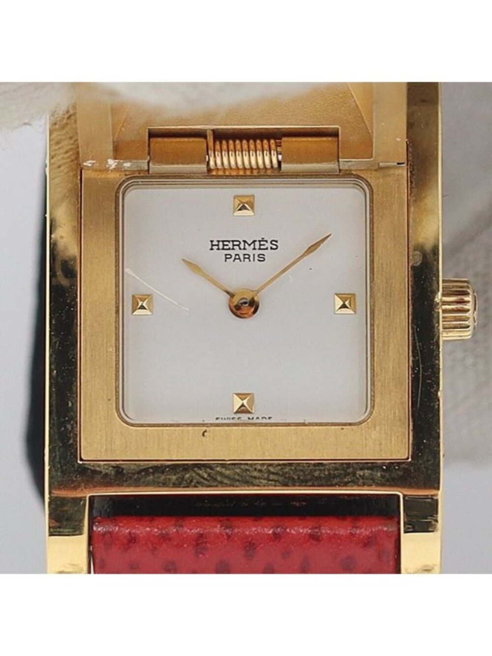 Hermes Medor White Dial Watch